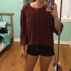 Knit Sweater With Open Back 💕💕